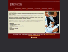 Tablet Screenshot of dhcconsultores.com